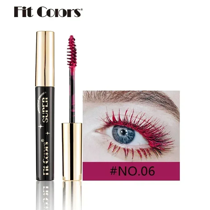 Colored Mascara Makeup 4D Silky Natural Long Eyelashes Mascara Waterproof Long-lasting Extension Thick Lasting Curling Mascara — image 16