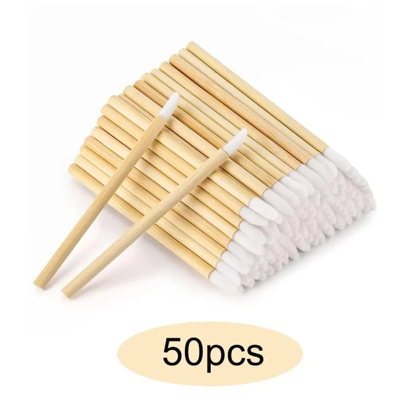 50/100/300pcs Eyebrow Eyelash Brushes Wooden Eyelash Spoolies Mascara Wands Lip Applicator for Eyelash Extension Makeup Tool — image 13