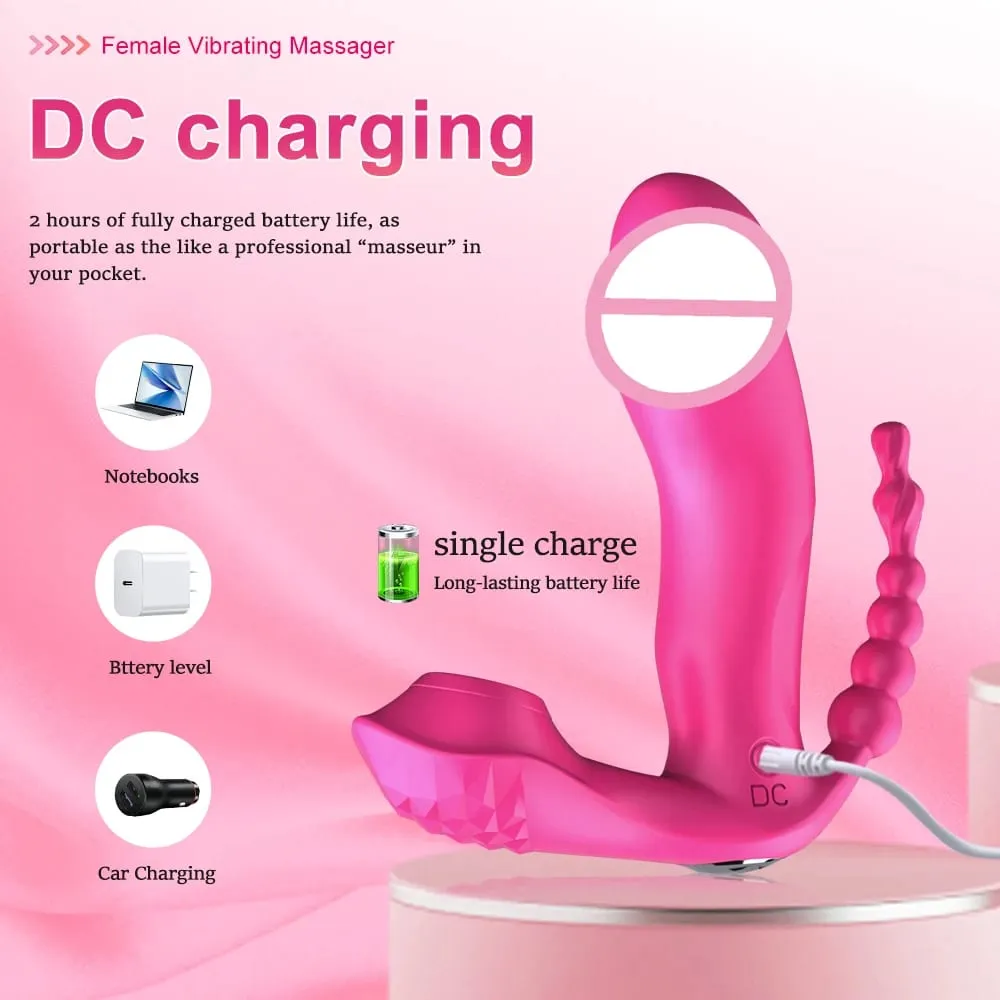 Powerful Sucking Vibrator Female Anal Bead Wireless Remote Control Clitoris Stimulator Vagina Massager Adult Sex Toys for Women — image 5