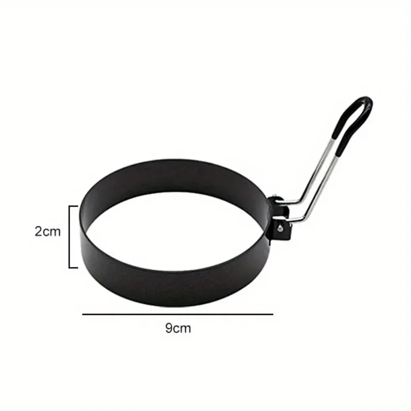 Professional Stainless Steel Egg Fried Ring Nonstick Round Pancake Mold — image 3
