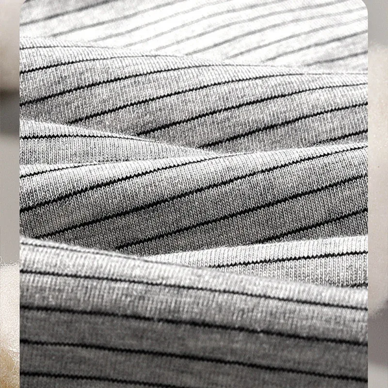 4Pcs Men's Cotton Boxer Shorts High Elastic Male Boxer Underwear Head Underpants Youth Middle-Aged Men's Boxer — image 25