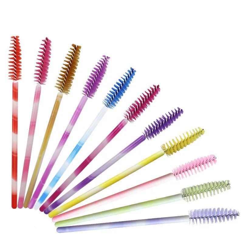 Disposable Eyelash Brushes Eyebrow Brush Mascara Wands Applicator Cosmetic Eyelashes Extension Tools Eyelash Spoolies for Makeup — image 2