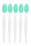 ขายส่ง 4 ชิ้นใหม่แฟชั่นการออกแบบจมูกสองด้านเครื่องมือซิลิโคน Lip Scrub Exfoliator แปรงแปรงแต่งหน้าชุดแปรงแต่งหน้า