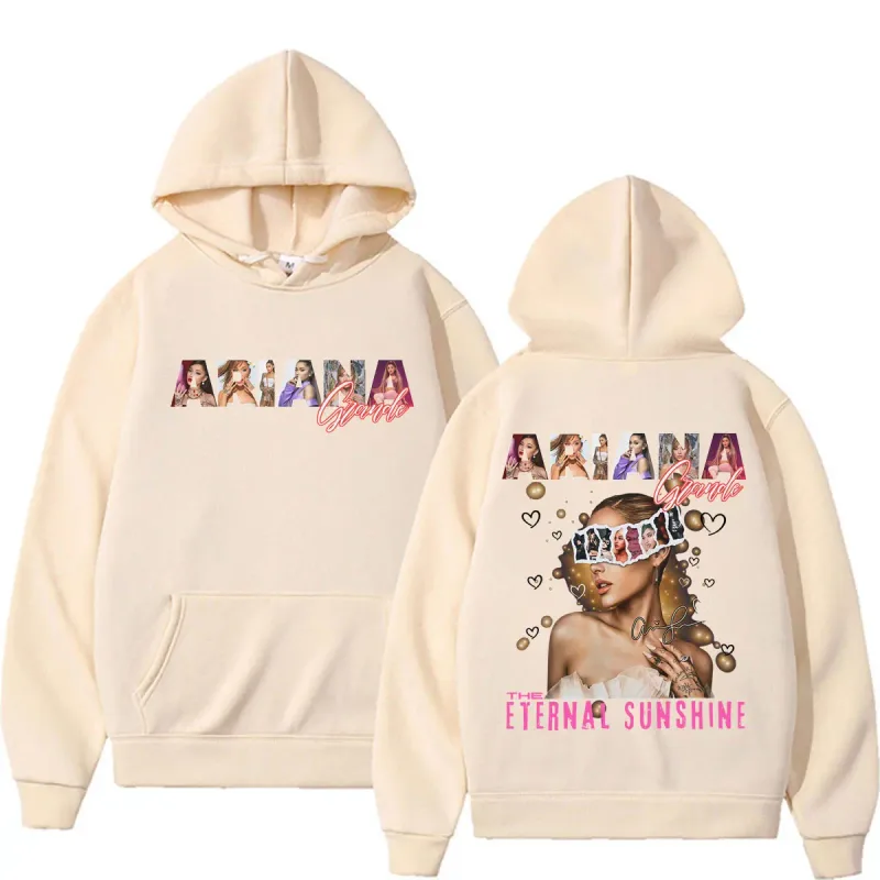 Ariana Grande Eternal Sunshine Tour 2026 Pullovers Men Women Clothing Fashion Aesthetic Sweatshirt Comfort Casual Fleece Hoodies