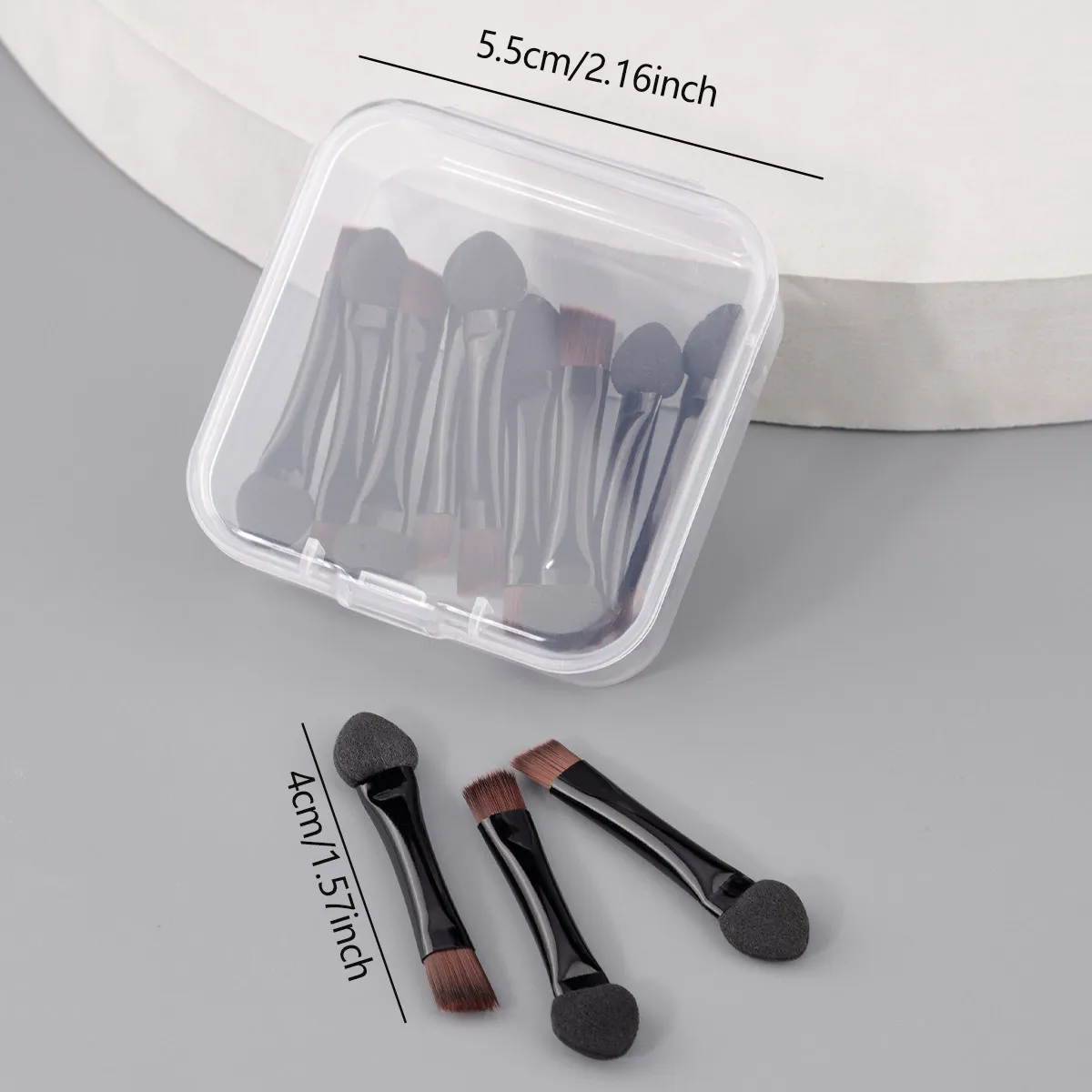 10 Pcs Small Makeup Brush Eyeshadow Applicator Double Sided Eyeshadow Brushes — image 5