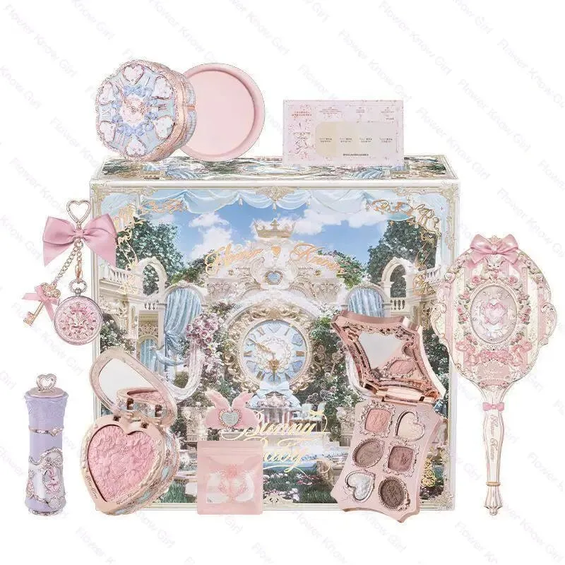 Flower Knows Bonny Garden Iris ALL in ONE 10pcs Makeup Kit - Lip Balm Blush Eyeshadow Cushion Foundation Gift Set — image 3