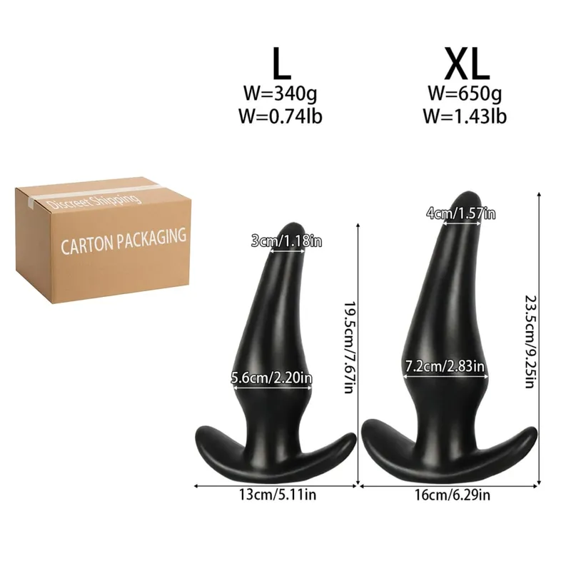 Plug Anal en Silicone souple, 3 tailles différentes, stimulateur, jouets sexuels pour adultes, masseur de Prostate Gay, entraîneur Anal — image 13