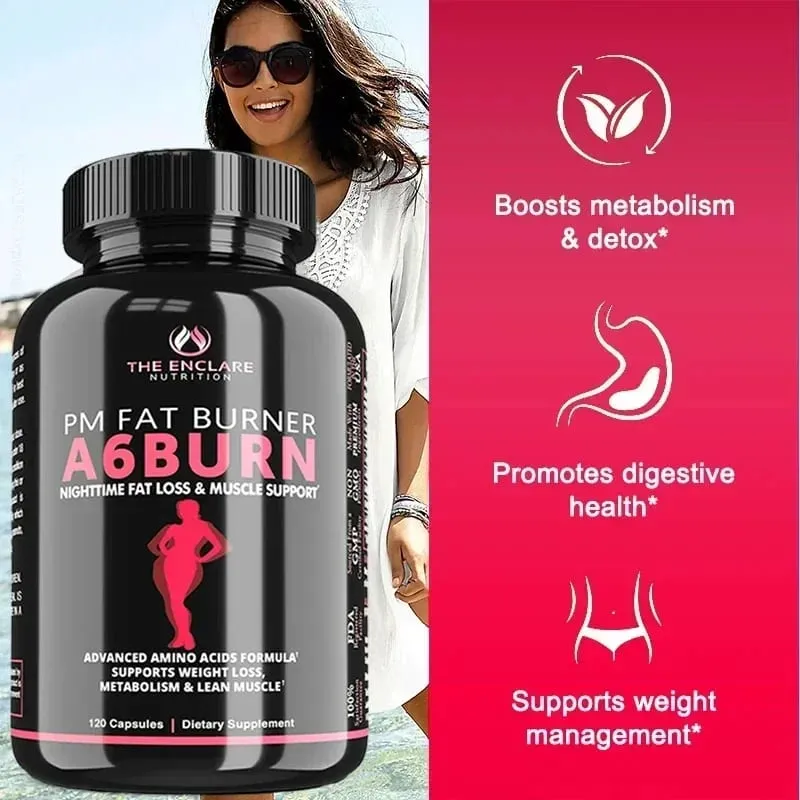 Night Slimming Fat Burning Capsules for Weight Loss Suppresses Appetite and Strongly Promotes Metabolism in Men and Women — image 2