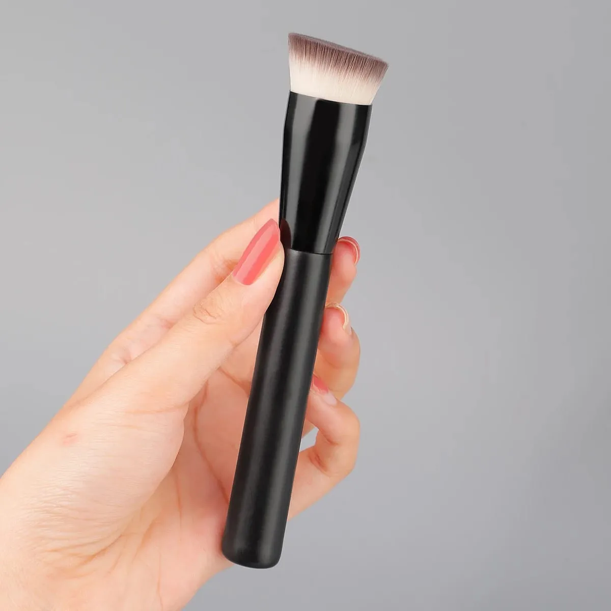 Makeup Brushes Foundation Concealer Angled Seamless Cover Synthetic Dark Circle Liquid Cream Cosmetics Contour Brush Beauty Tool — image 2