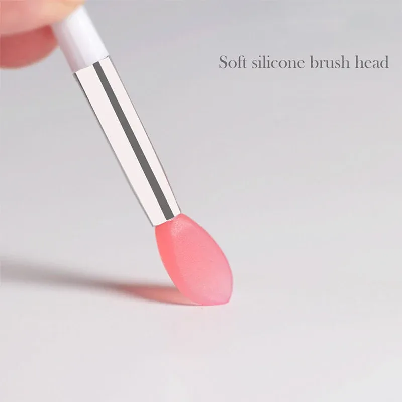 1/3pcs Silicone Lip Balm Lip Mask Brush With Sucker Dust Cover Lipstick Cosmetic Makeup Brushes Lipstick Brush With Storage Box — image 6