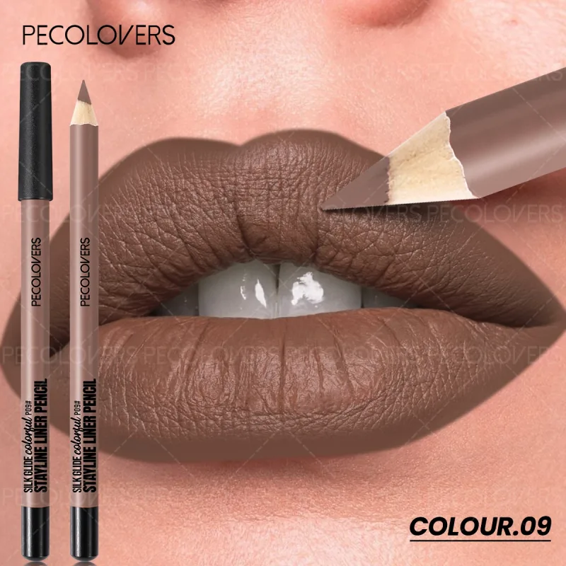 Matte Lipliner Second Back Lip Contour Plump and Charming Lips Non Drying Waterproof Lip Cosmetics Suitable for Beginners