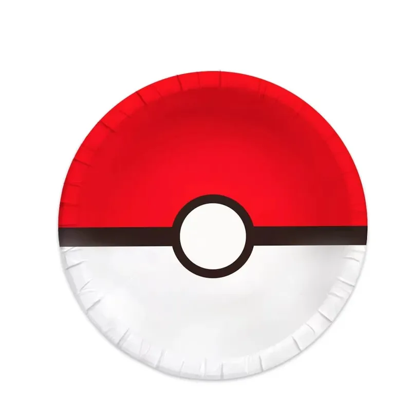 Pokemon Birthday Party Disposable Party Plates Pikachu Theme Tablecloth Character Balloon Birthday Decoration Baby Shower Suppli