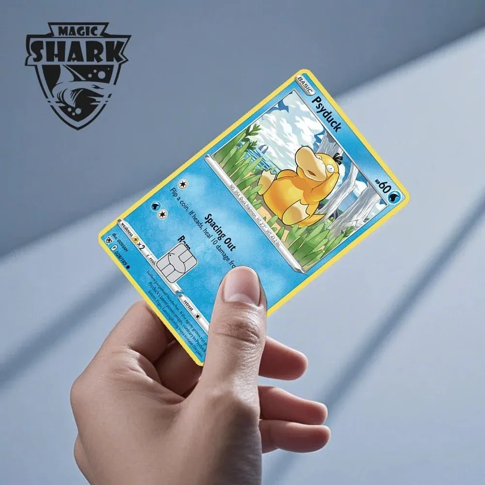 2026 New Charizard Blastoise Bulbasaur Eevee Metwo Sticker Film Skin Cover for Credit Debit Card — image 6