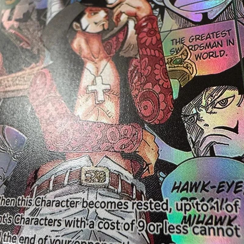 Anime One Piece Japanese English Version OPCG Comics Replica Shanks Rayleigh Nika Luffy Buggy Enel Game Anime Collection Cards — image 4