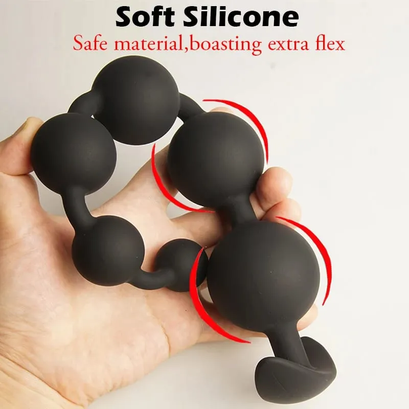 Anal Beads Balls Long Dildo Training Silicone Anus Ass But Butt Plug Analplug Buttplug Butplug Sex Toys Analsex Prostate — image 4