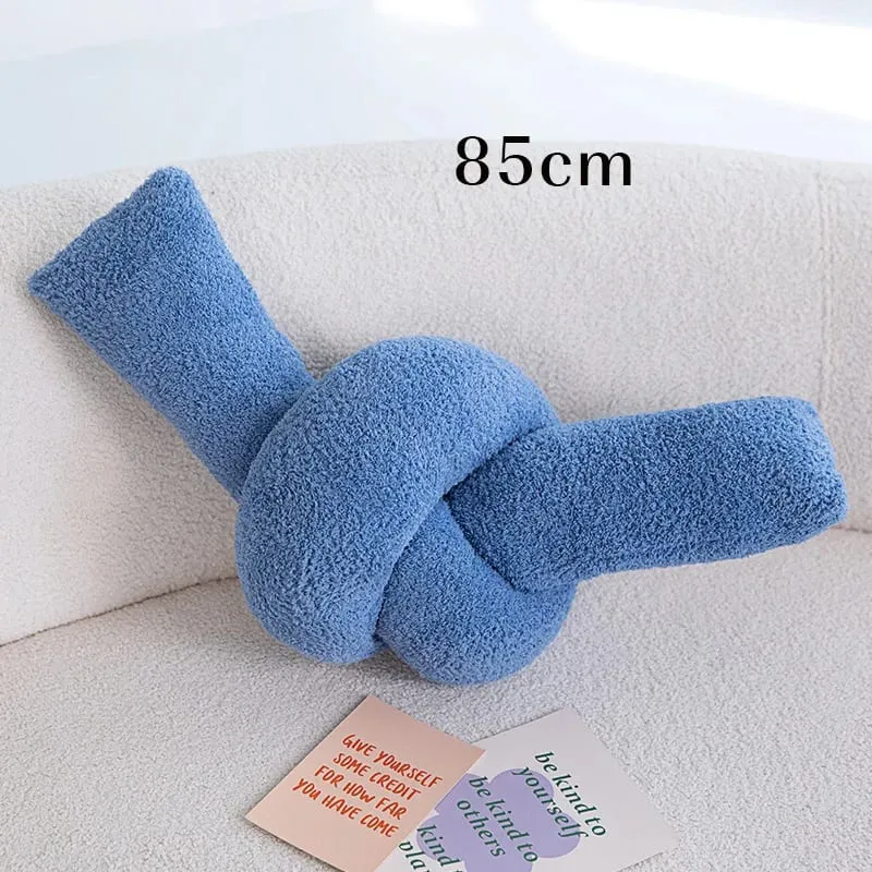 60-95CM Creative Iron Chain & Knot Pillow Stuffed Soft Sofa Cushion Nordic Style Home Plush Decoration Irregular Shaped Plush — image 14