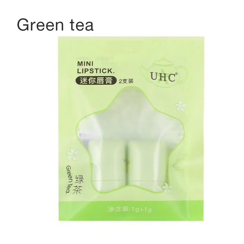 2pc Cute Fresh Tea Lip Balm Lip Oil Moisturizing Clear Transparent Lipstick Base Hydrating Natural Plant Anti-Cracking Lip Care — image 9
