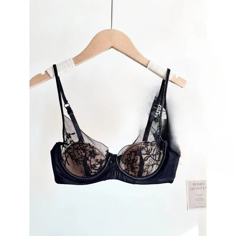 New Women Lace Bra Set Soft Underwire Thin Cup Push‑Up Comfort Intimates Lingerie Kit For Small Bust S-XL Daily Ladies Underwear — image 15