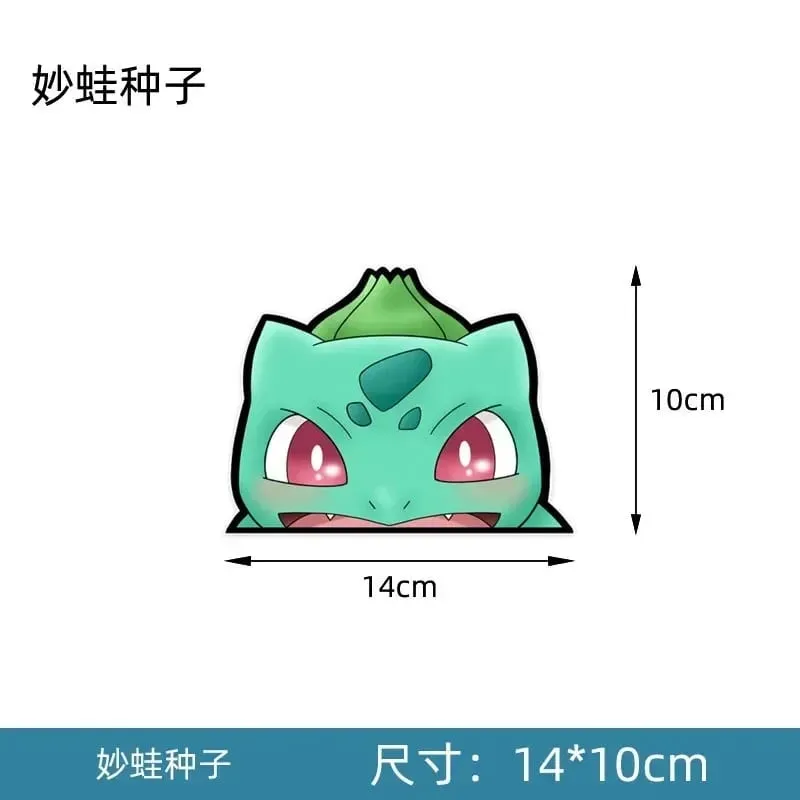20 Arten Pokemon-Autoaufkleber, Anime-Figur, Pikachu, Gengar, Eevee, Charmander, niedliche Cartoon-Puppe, kreative Aufkleber, Geburtstagsgeschenke — image 8