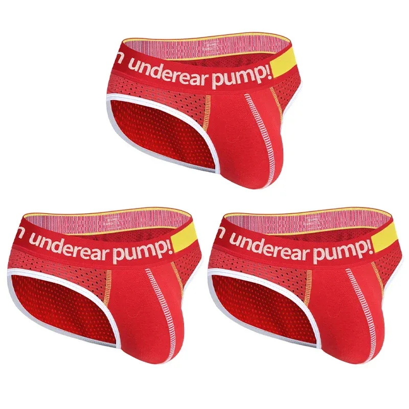 남자의 낮은 허리 슬리밍 메쉬 팬티 U 볼록한 주머니 탄성 허리띠 통기성 다채로운 Jockstrap 속옷
