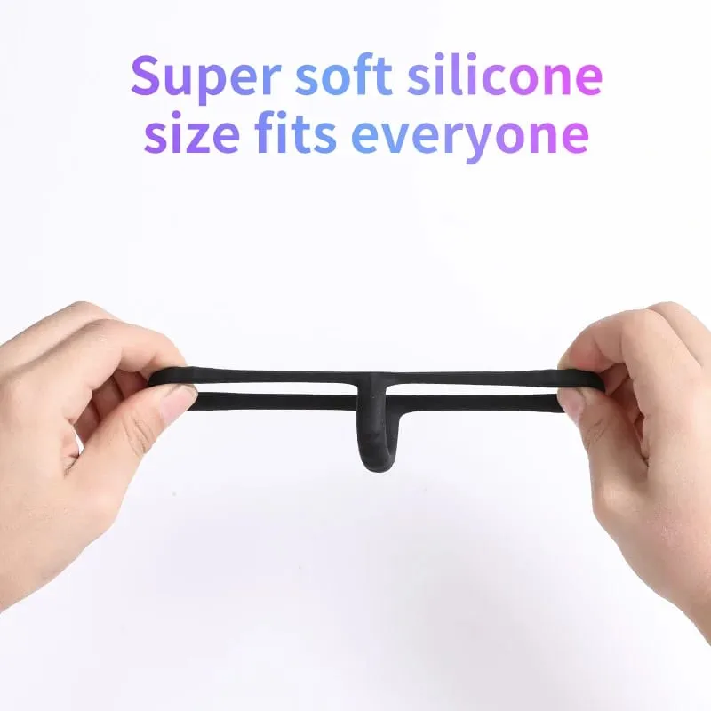 Male Penis Ring For Men Delay Ejaculation Stronger Erection Semen Lock Rings Masturbating Sex Toys For Man Gay Adult No Vibrator — image 3