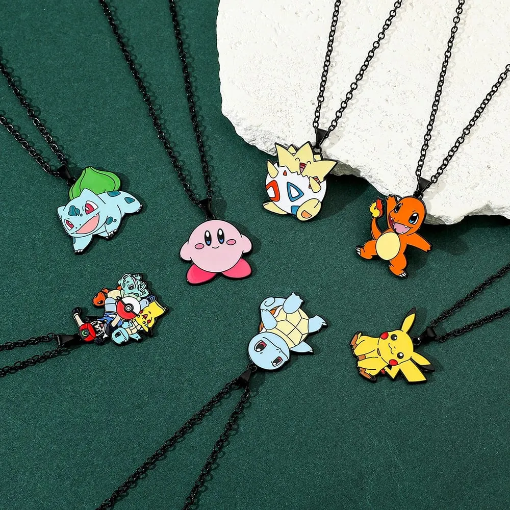 Anime Pokemon Metal Toy Cute Figure Pikachu Squirtle Psyduck Charmander Party Decoration Cosplay Gift — image 6