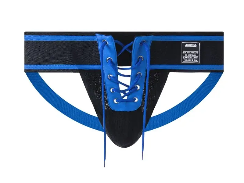 Jockmail Sexy Men Underwear Briefs Jockstrap Bare Buttocks Panties Gay Male Panties Shorts Bulging Bag Soft Underpants Cueca — image 8