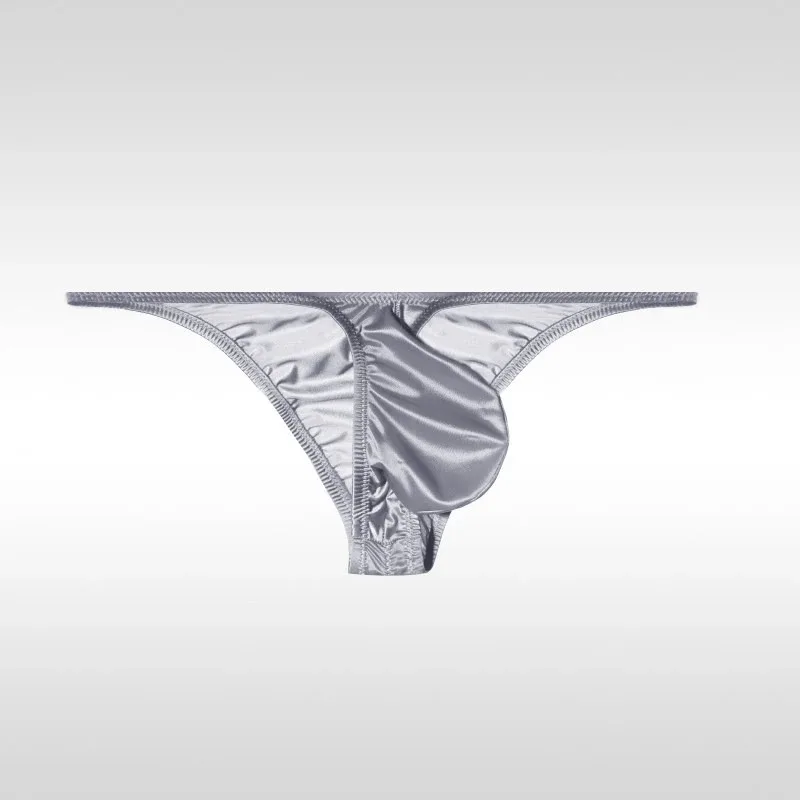 Men's Underwear Ice Silk Low Rise Sexy Bikini Briefs — image 33