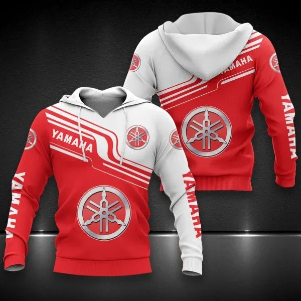 Felpa con cappuccio da uomo per moto Yamaha Pullover stampato in 3D Felpa street style di alta qualità Giacca a vento Abbigliamento sportivo