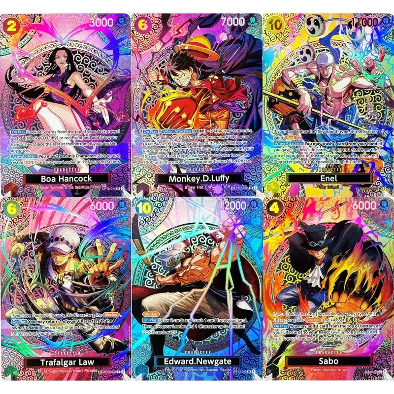 Komplet sæt One Piece Card Game SP sjældent kort komplet samling Højkvalitets DIY Replica Anime Foil Proxy Card [engelsk/japansk]