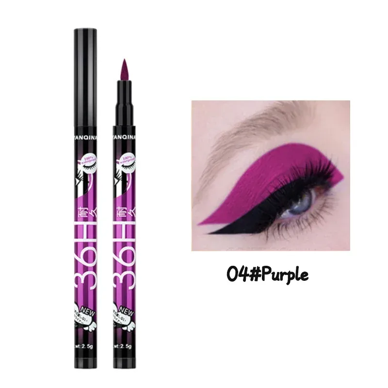 36H Black Quick-drying Eyeliner Waterproof Liquid Eye Liner Pen Long Lasting Smooth Pencil Not Blooming Eyes Makeup Cosmetics — image 11