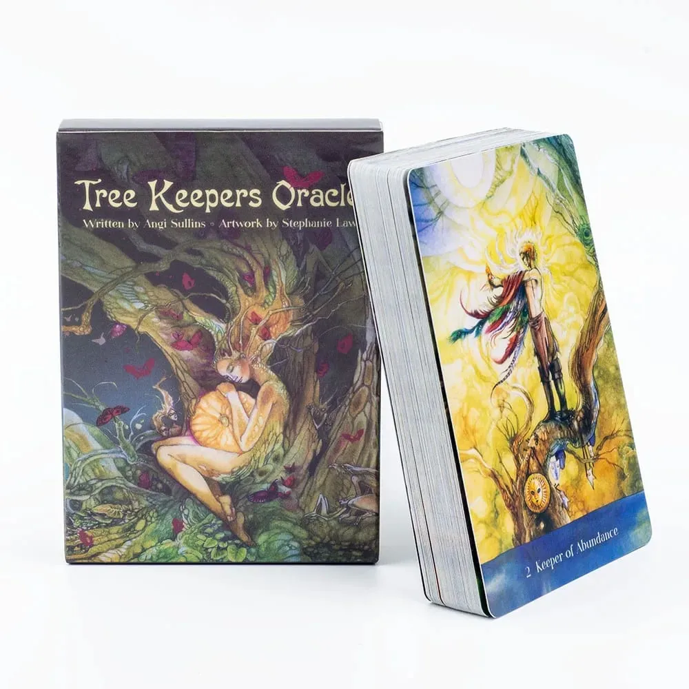 Tree Keepers Oracle 44 Card Deck Tarot Leisure Entertainment Card Family Gathering Divination Board Game Cards 10.4*7.4CM — image 3