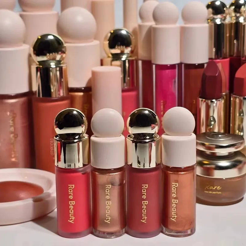 Rare Beauty Face Contour Liquid Bronzer Soft Pinch Liquid Blush Positive Light Lqiuid Luminizer Cosmetics Makeup Worth Joy Blush — image 2
