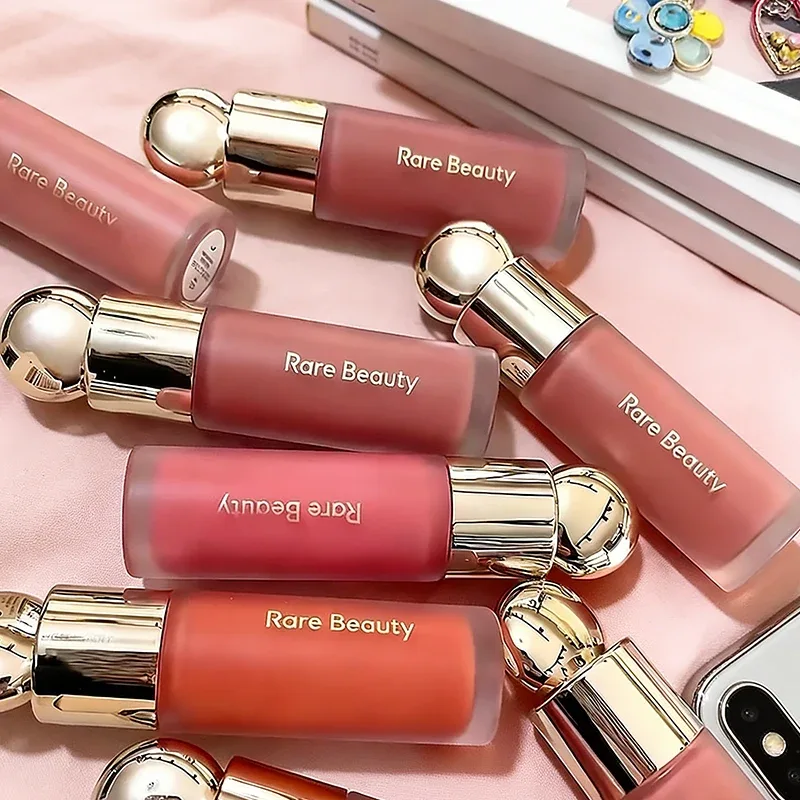 Rare Beauty Makeup Cheek Blush Cream Blusher Stick Bliss Encourage Lipstick New Happy Hope Worth Love Lip Gloss Brand Cosmetics — image 3