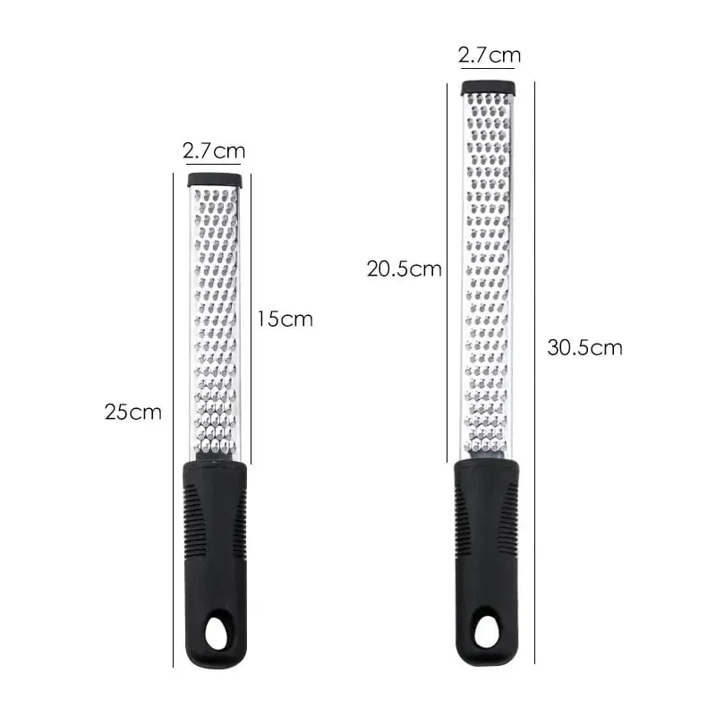 Stainless Steel Manual Grater for Cheese Lemon Vegetable Potato with Non Slip Handle Sharp Kitchen Tool