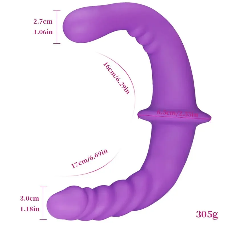 Double Heads Dildo Clitoris Stimulator Anal Plug Vagina Massager G Spot Dildo Penis Masturbation Sex Toys for Men Women Couple