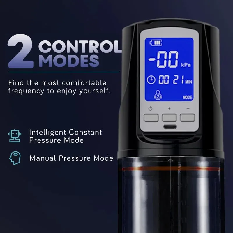 Automatic 4 Suction Modes Vacuum Penis Pump Vacuum Sex Toys for Male Masturbation Penis Extender Vacuum Pump Enlargement
