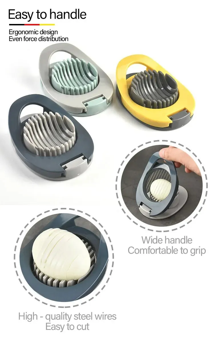 Stainless Steel Wire Egg Slicer Fruit Garnish Slicer Multipurpose Egg Cutter Cut Pores Hard Eggs JDGJ002 — image 9