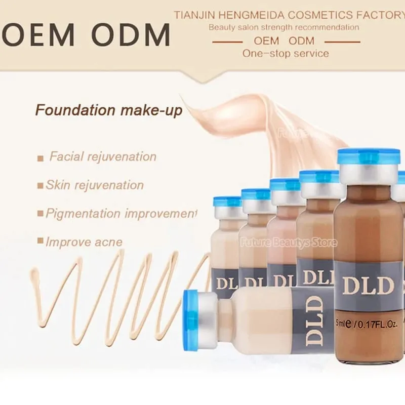 10pcs/box Korea BB Cream Glow Ampoule Skin Booster Serum Kit Whitening Niacinamide Foundation Moisturize Rejuvenate Skincare