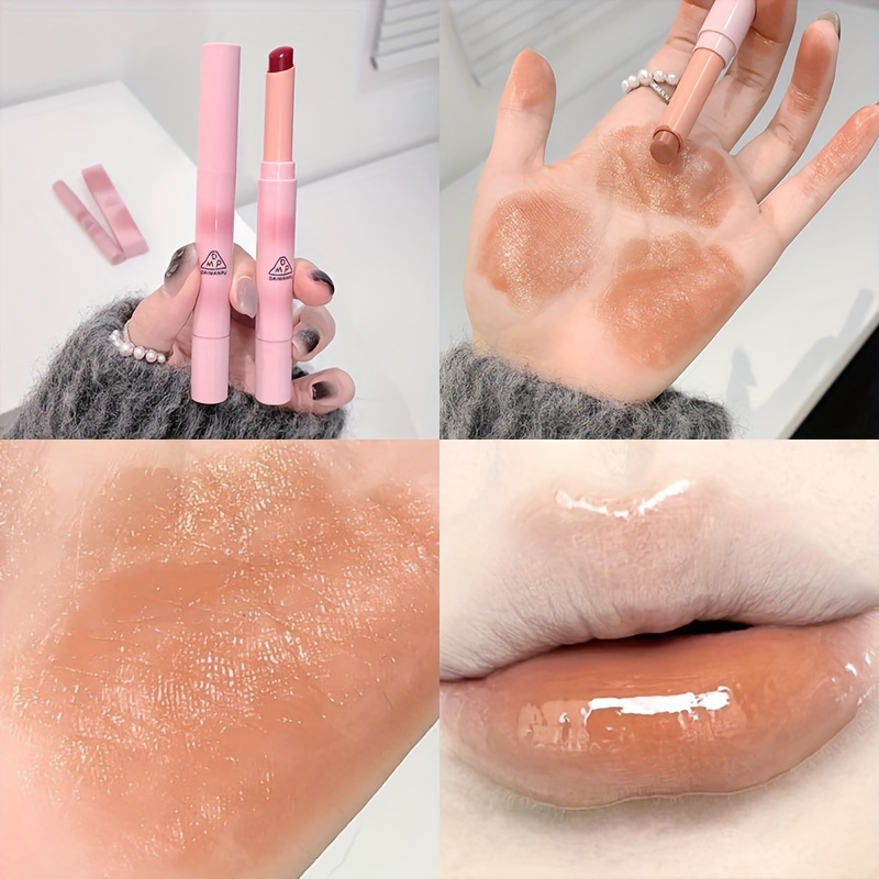 Hydrating Lipstick with Mirror Shine - Waterproof Long-Lasting Lip Tint in Rosy Hues for All Skin Types — image 6