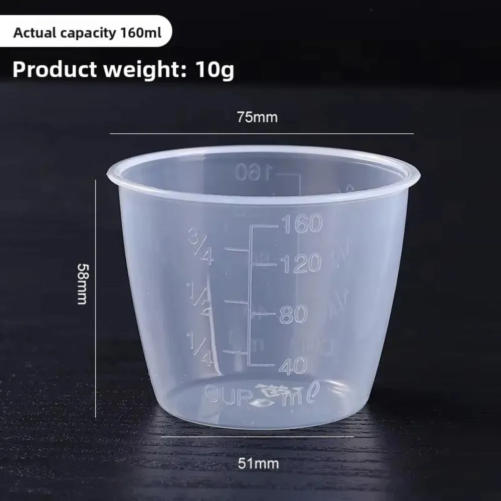 Mini 100/160ml Rice Measuring Cup Plastic with Scale Measuring Jugs Clear Digital Kitchen Scale Measurement Tools — image 8