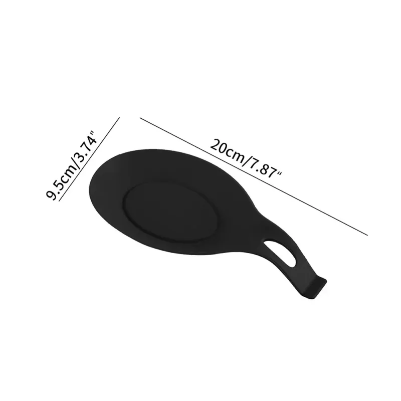 1/4 pçs silicone colher resto espátula titular resistente ao calor utensílio placemat bandeja ferramentas de cozinha espátula resto acessórios de cozinha