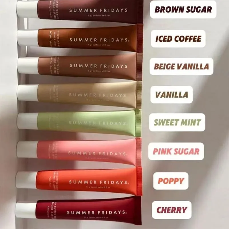 Brand Vanilla Beige Lip Balm Moisturizing Transparent Lipstick Set Smooth Soft Tube Mirror Lip Gloss Lip Makeupv — image 2