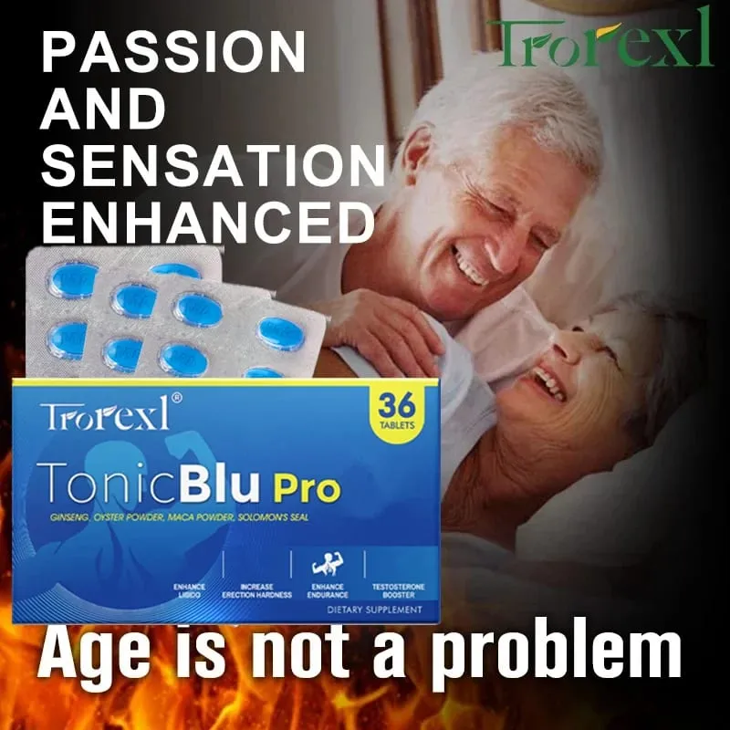 36-360 Pill Blue Tabletter Sundhedsprodukt Mænd Power Klinisk bevist formel — image 4
