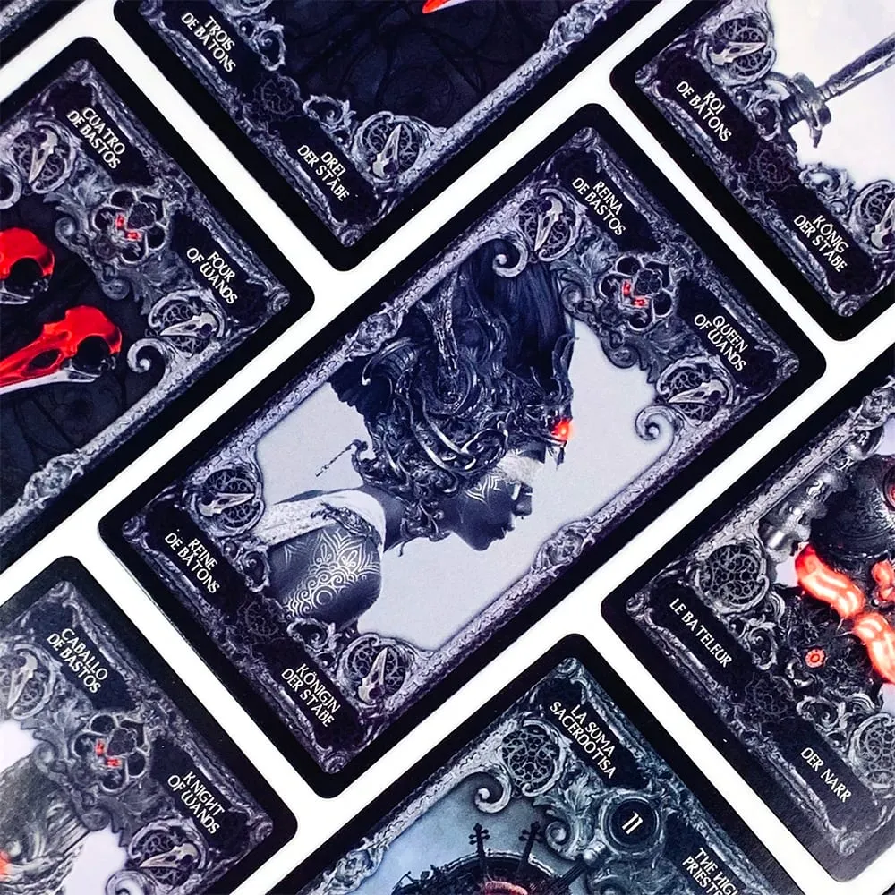 Permainan Papan Dek Kad Tarot Gelap Edisi Ramalan Misterius Borad Bermain Permainan,Permainan Percutian Permainan Kad Pesta Riadah — image 5