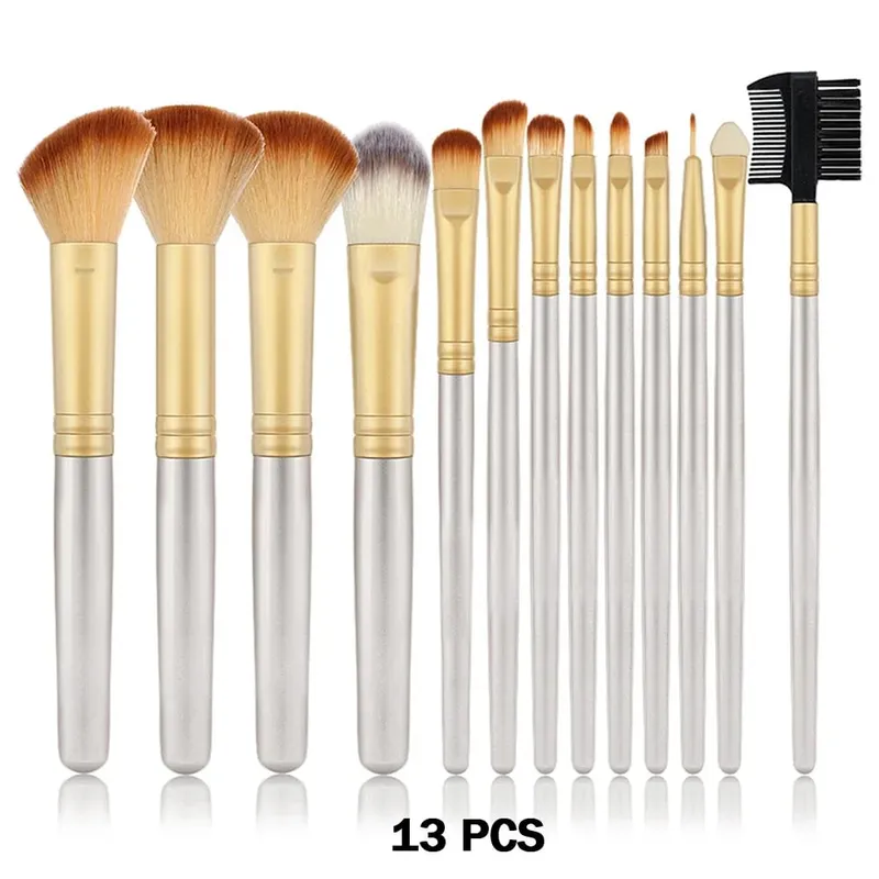 New 10/32PCS Makeup Brushes Set Soft Fluffy Powder Foundation Contour Blush Concealer Eyeshadow Blending Highlighter Beauty Tool — image 22