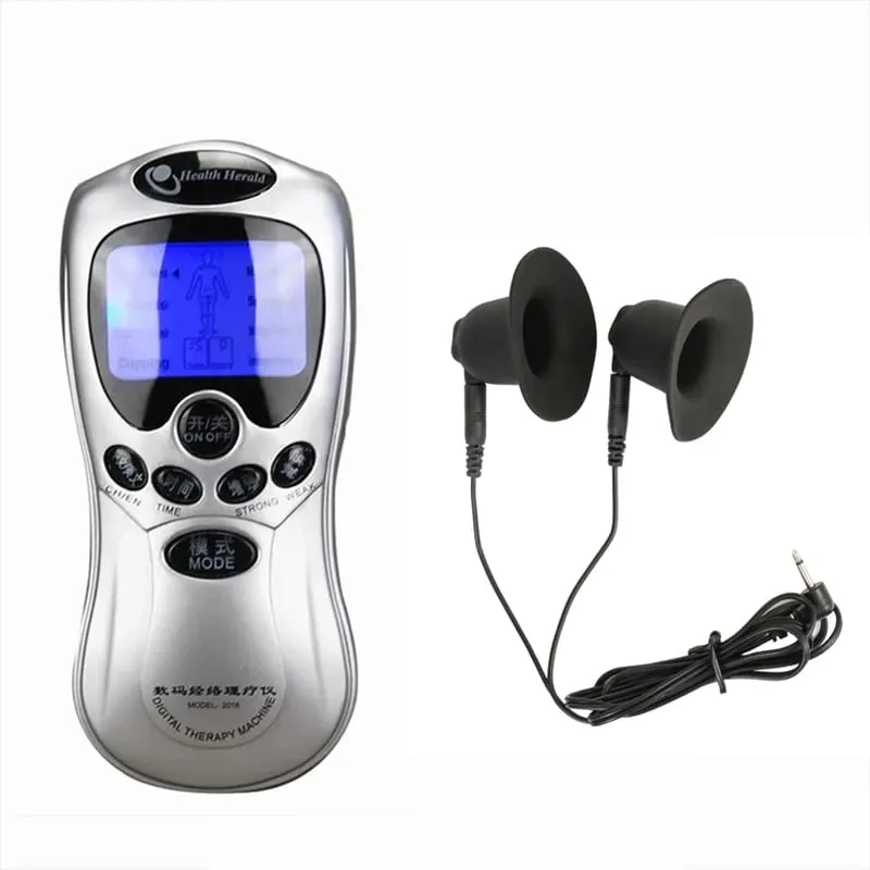 Electric Shock Pulse Nipple Sucker Enlarger Nipple Clamp Vacuum Stimulate Breast Enlarger SM Adult Orgasm Sex Toys For Women Gay — image 11