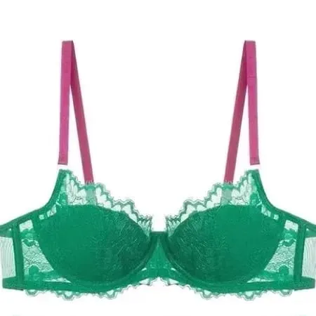 Sexy Lace Bra & Panty Set Minimizer Anti-Sag Full Coverae Adjustable Underwire Big Bust Support Thin Side Support No Spillageg — image 9