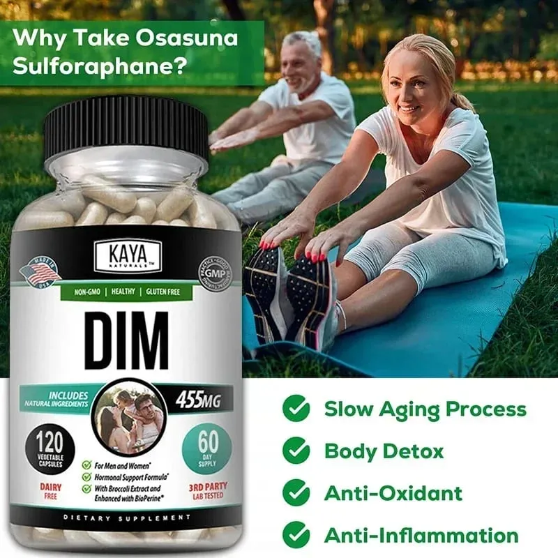 DIM Capsules - DIM Supplement for Men and Women | Herbal Supplement for Hormone Balance Menopause and Prostate — image 6