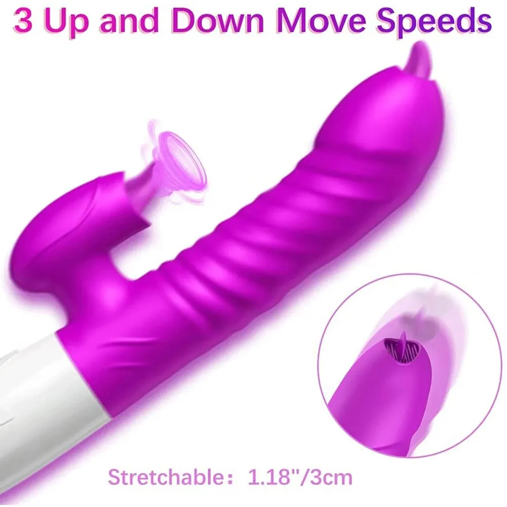 Rychlý orgasmus vibrátor dildo pro ženy lízání vyhřívání vibrátory klitoris stimulátor bodu G vibrace ženský klitoris vysavač pro dospělé sexuální hračka — image 5